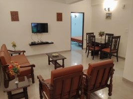 Fully furnished flat at Aquem for sale.