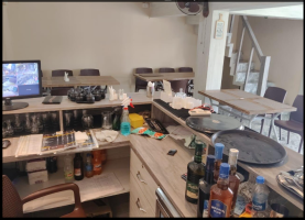Fully equipped and furnished bar & restaurant available for rent.