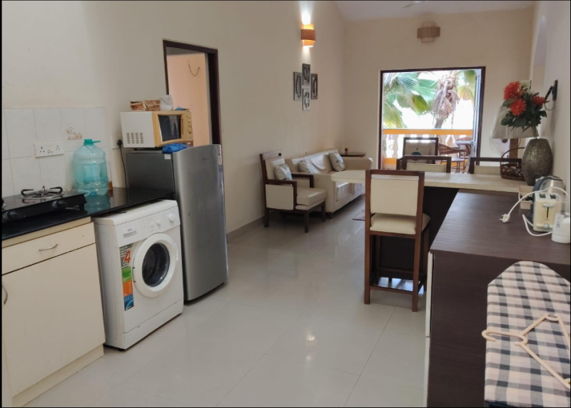 Fully Furnished 2 BHK Apartment for Rent in Colva, Goa